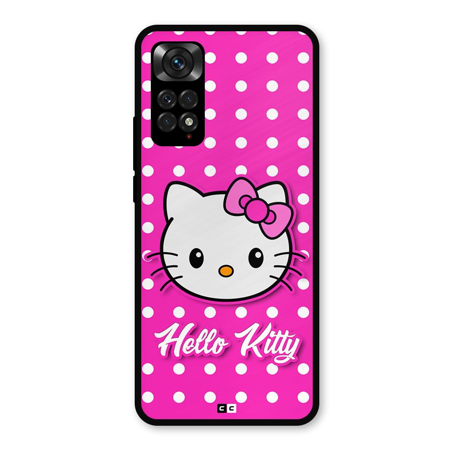 Baby Kitty Metal Back Case for Redmi Note 11s