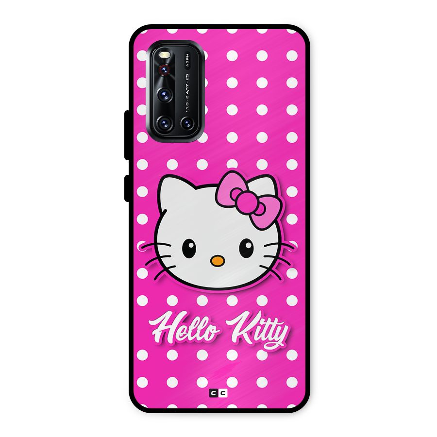 Baby Kitty Metal Back Case for Vivo V19