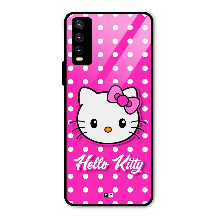 Baby Kitty Metal Back Case for Vivo Y20