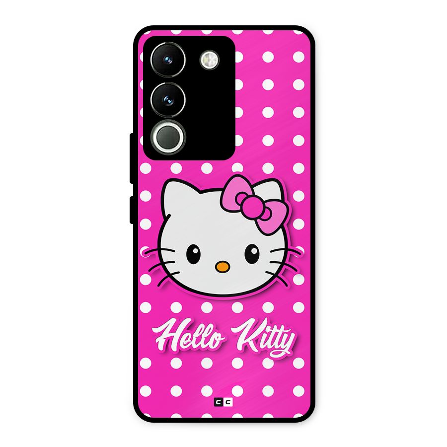 Baby Kitty Metal Back Case for Vivo Y200