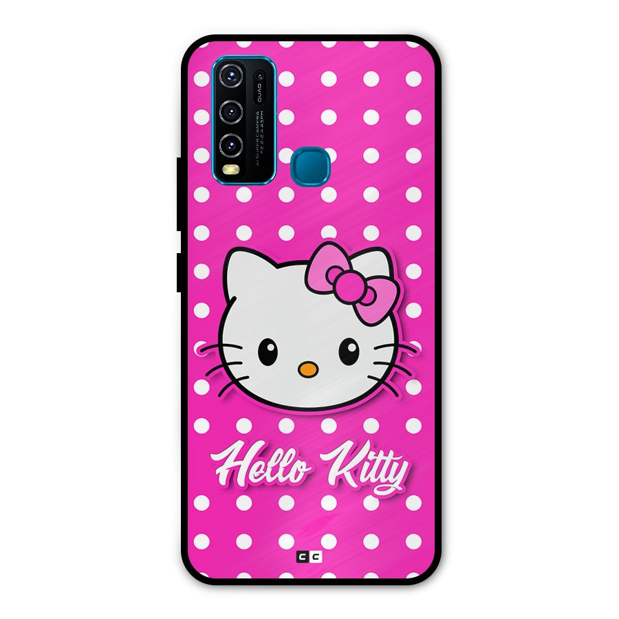 Baby Kitty Metal Back Case for Vivo Y50