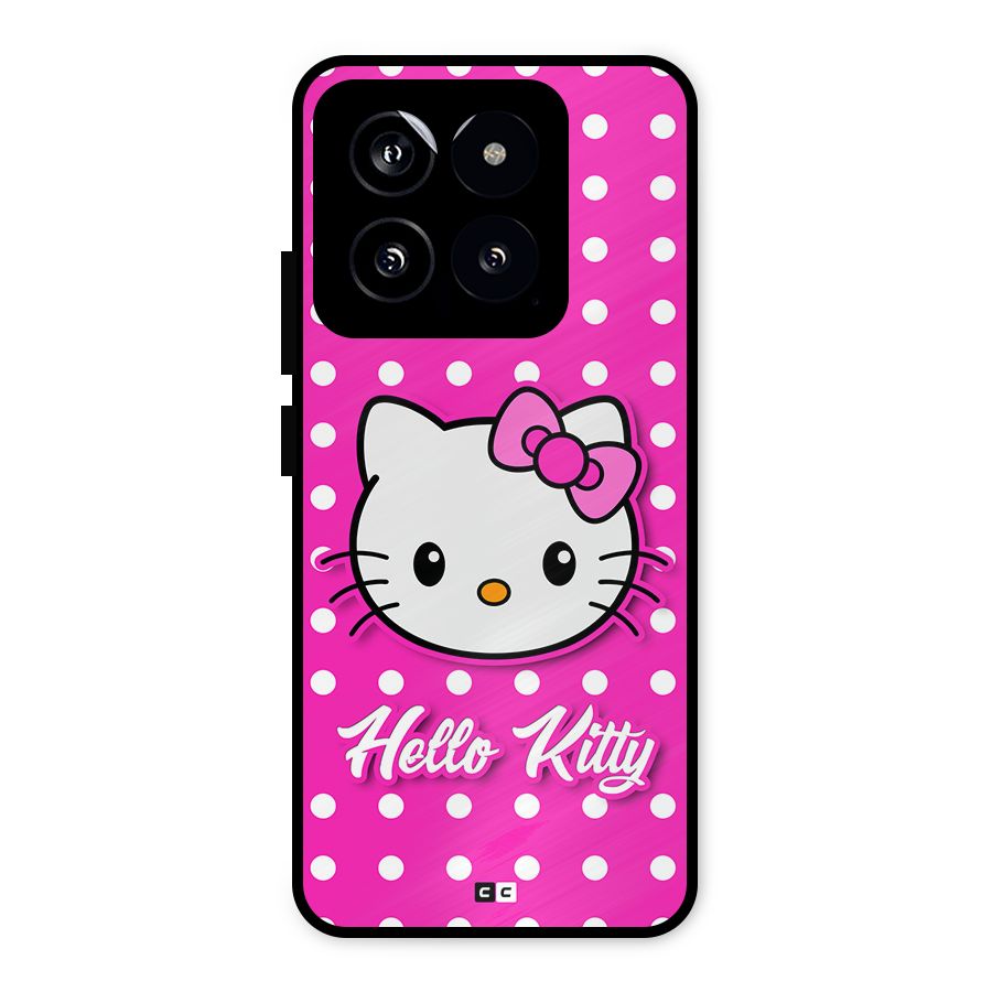 Baby Kitty Metal Back Case for Xiaomi 14