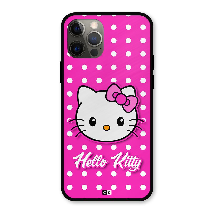 Baby Kitty Metal Back Case for iPhone 12 Pro