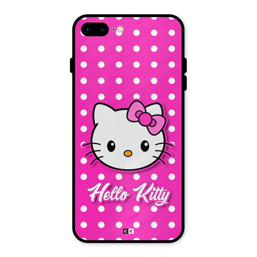 Baby Kitty Metal Back Case for iPhone 7 Plus