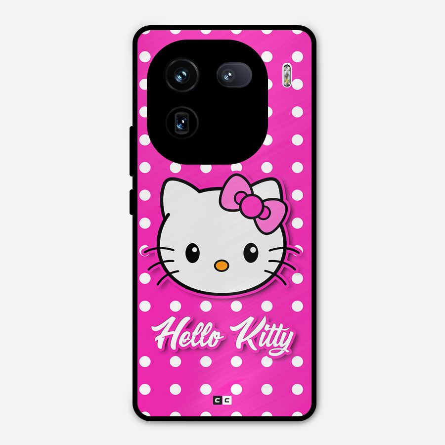 Baby Kitty Metal Back Case for iQOO 12