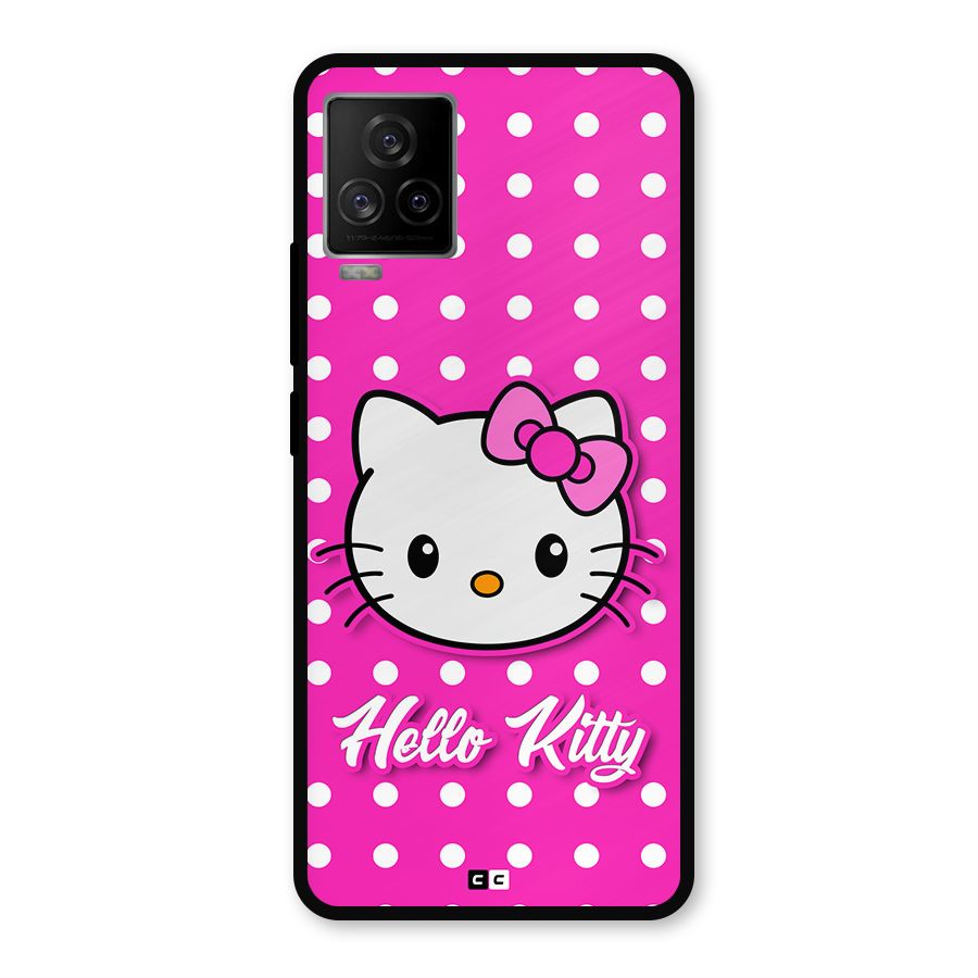 Baby Kitty Metal Back Case for iQOO 7 Legend 5G