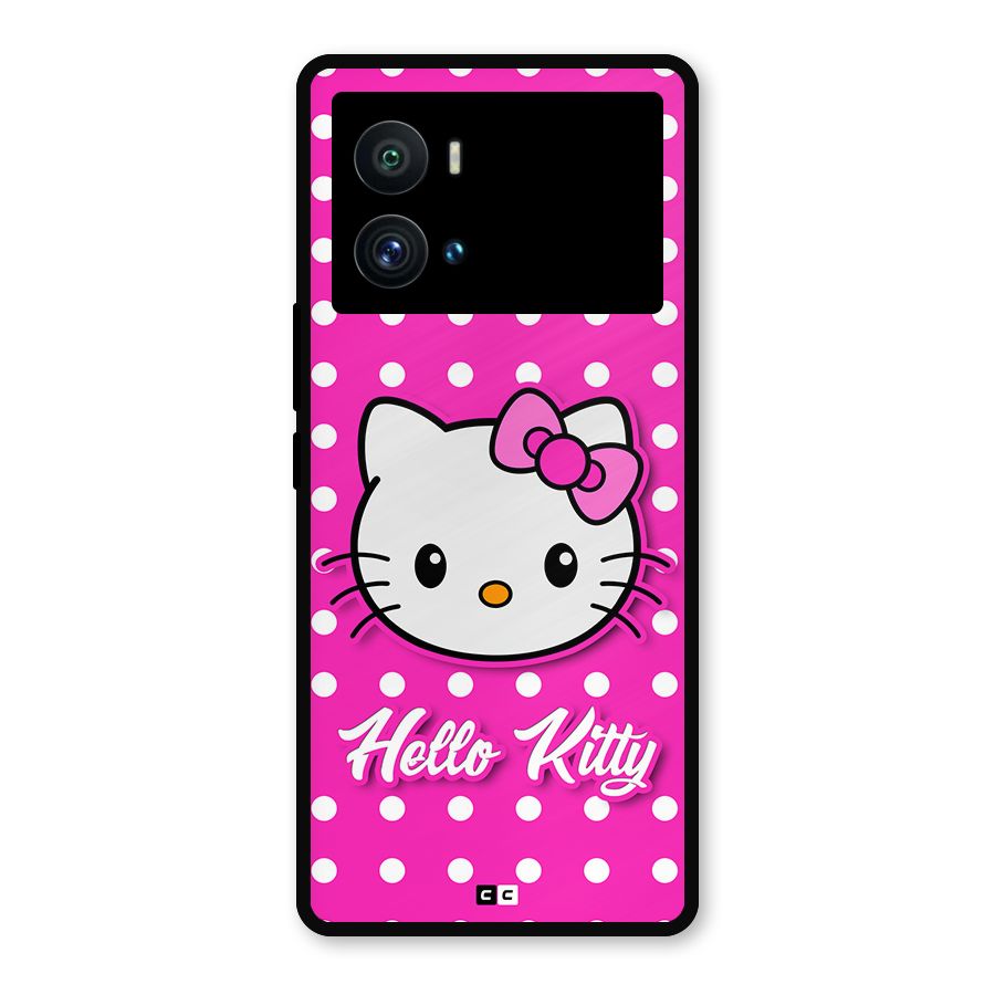 Baby Kitty Metal Back Case for iQOO 9 Pro