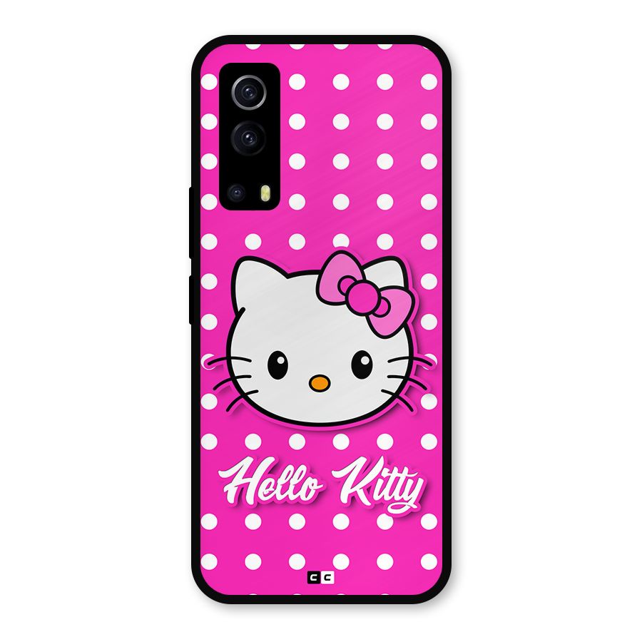 Baby Kitty Metal Back Case for iQOO Z3