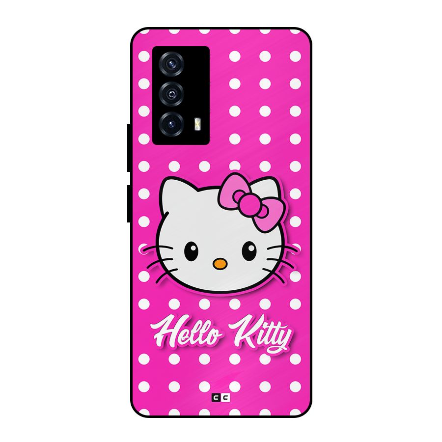 Baby Kitty Metal Back Case for iQOO Z5