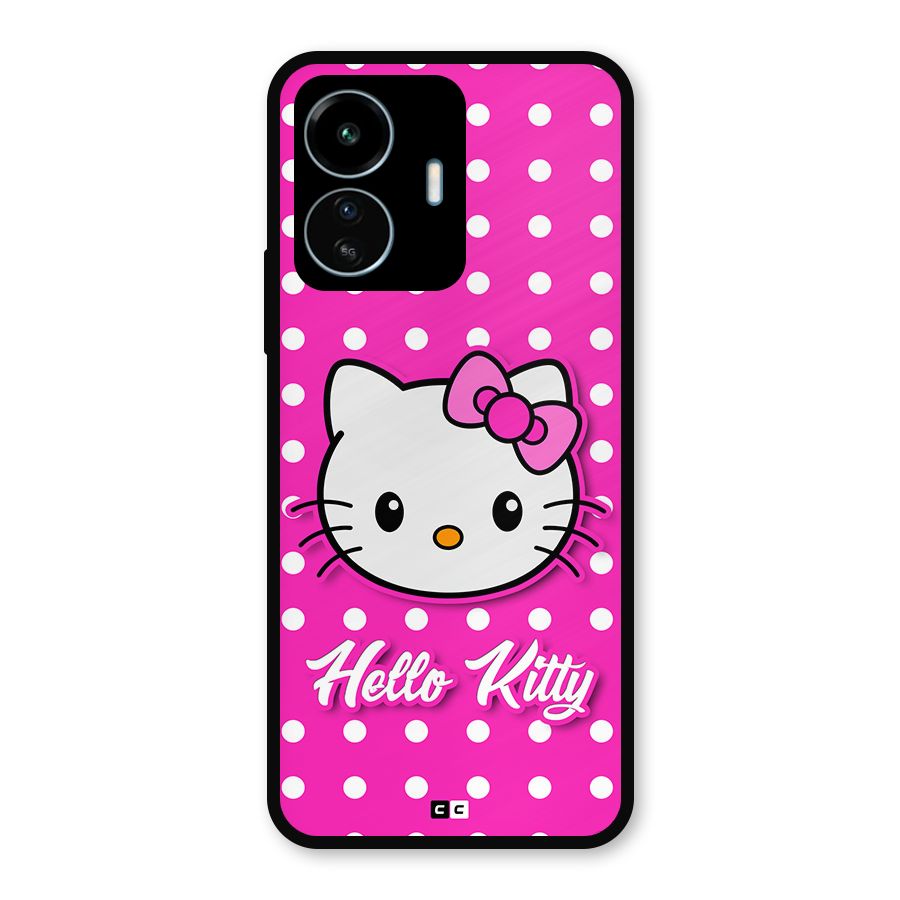 Baby Kitty Metal Back Case for vivo iQOO Z6 Lite 5G
