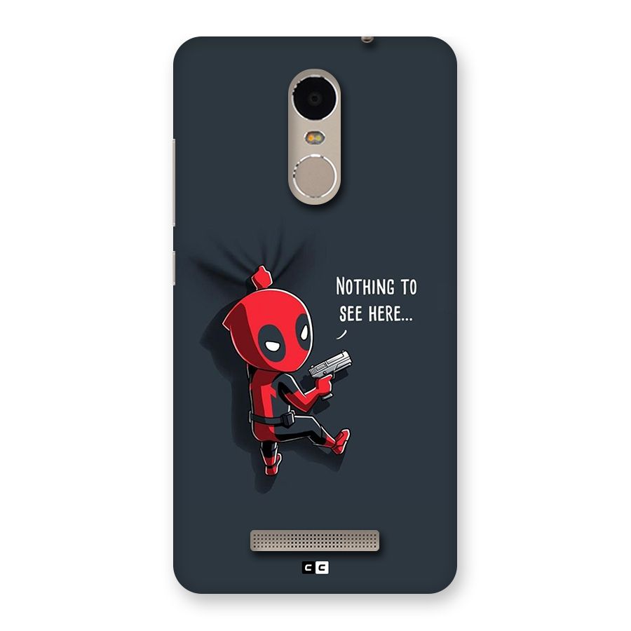 Baby Wade Back Case for Redmi Note 3