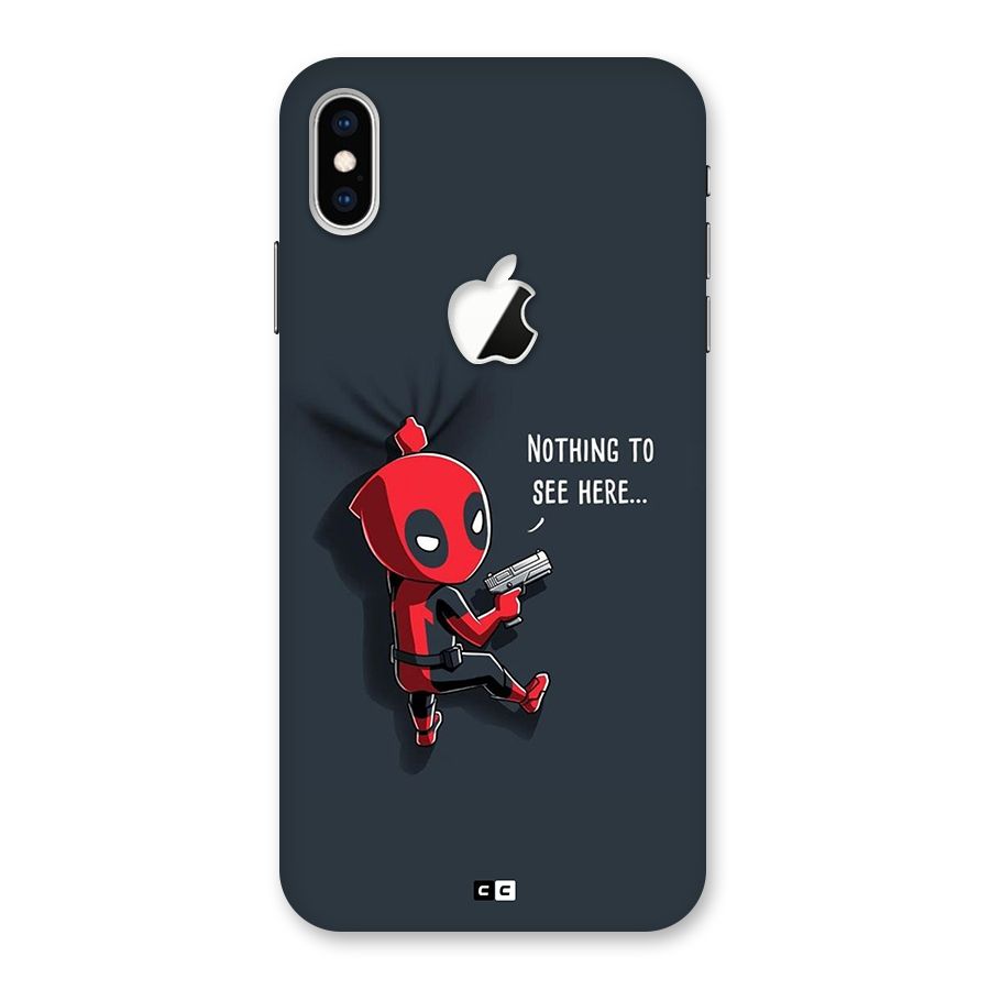 Baby Wade Back Case for iPhone XS Max Apple Cut