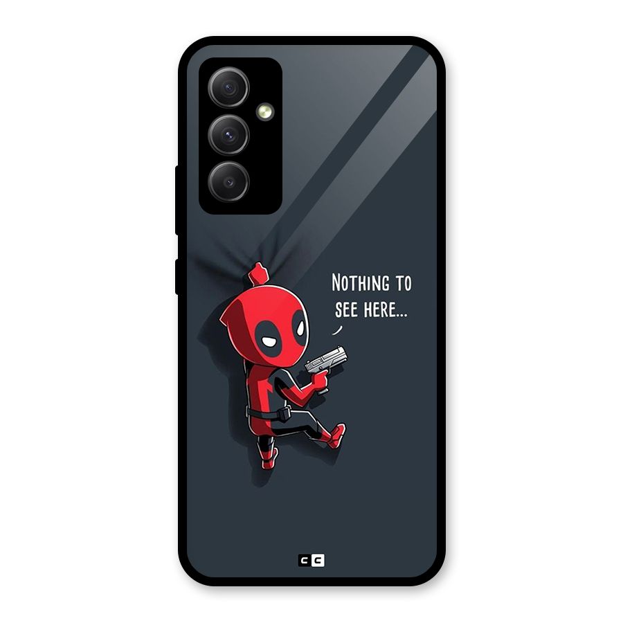 Baby Wade Glass Back Case for Galaxy A34