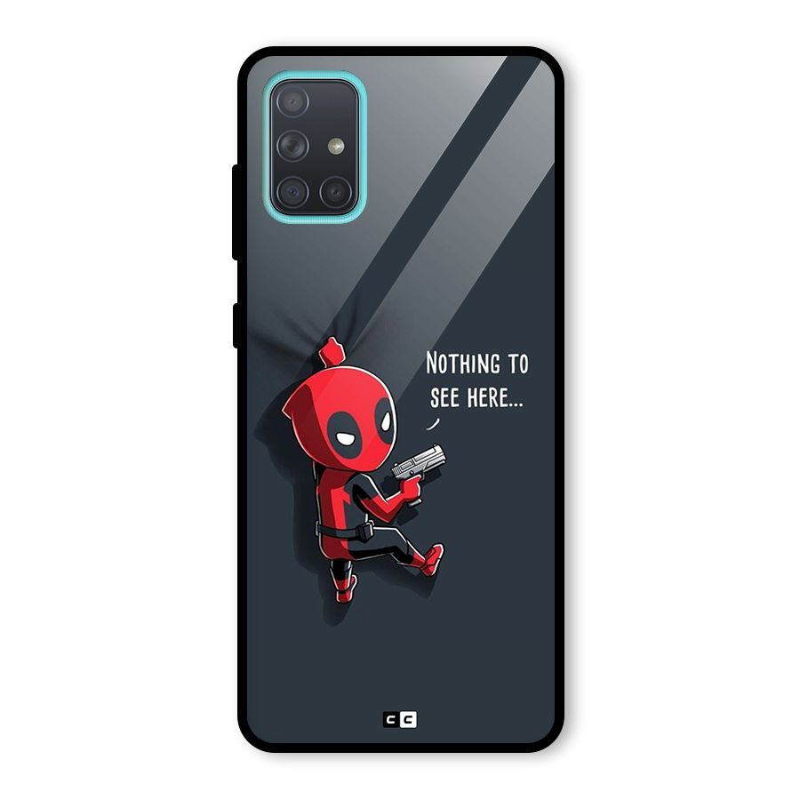 Baby Wade Glass Back Case for Galaxy A71