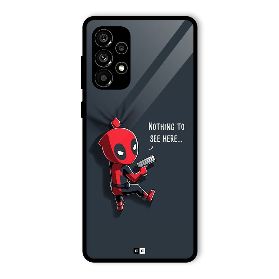 Baby Wade Glass Back Case for Galaxy A73 5G
