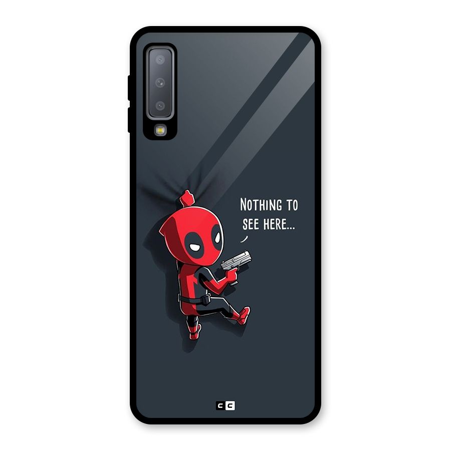 Baby Wade Glass Back Case for Galaxy A7 (2018)