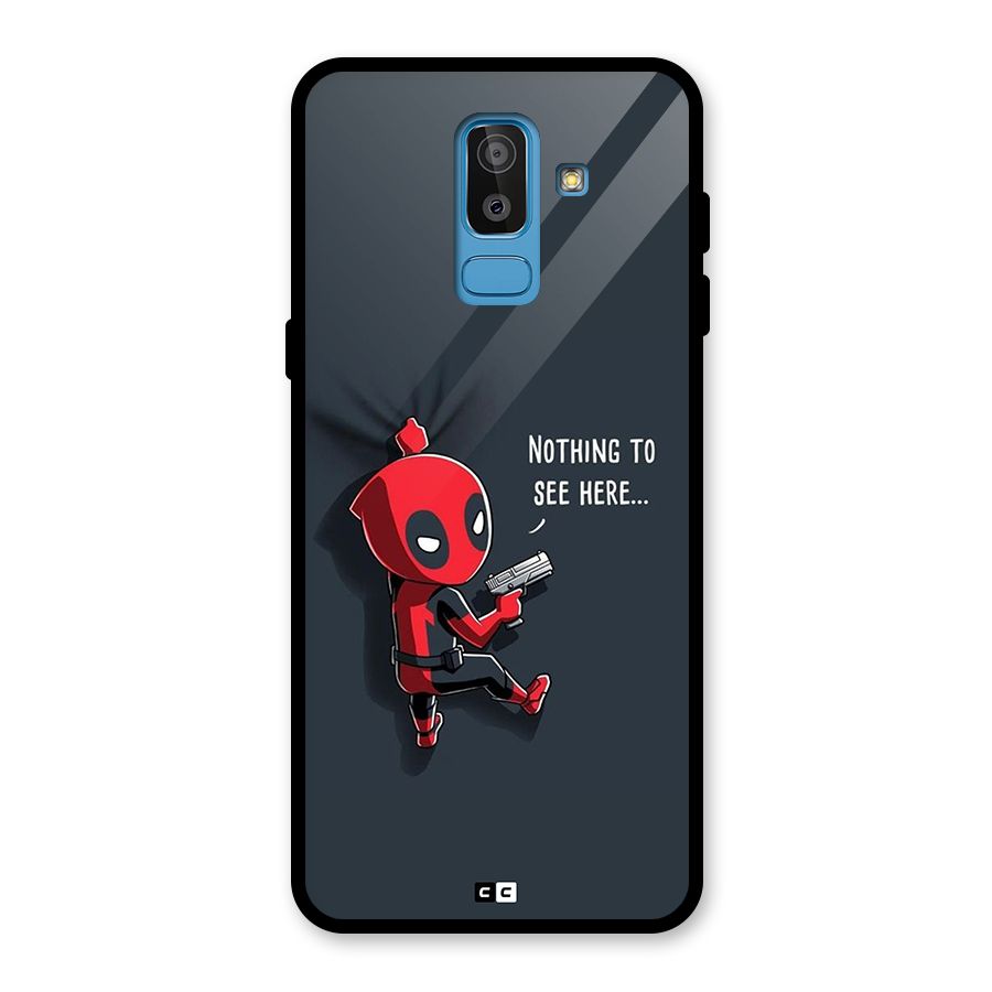 Baby Wade Glass Back Case for Galaxy J8