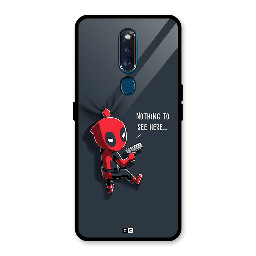 Baby Wade Glass Back Case for Oppo F11 Pro
