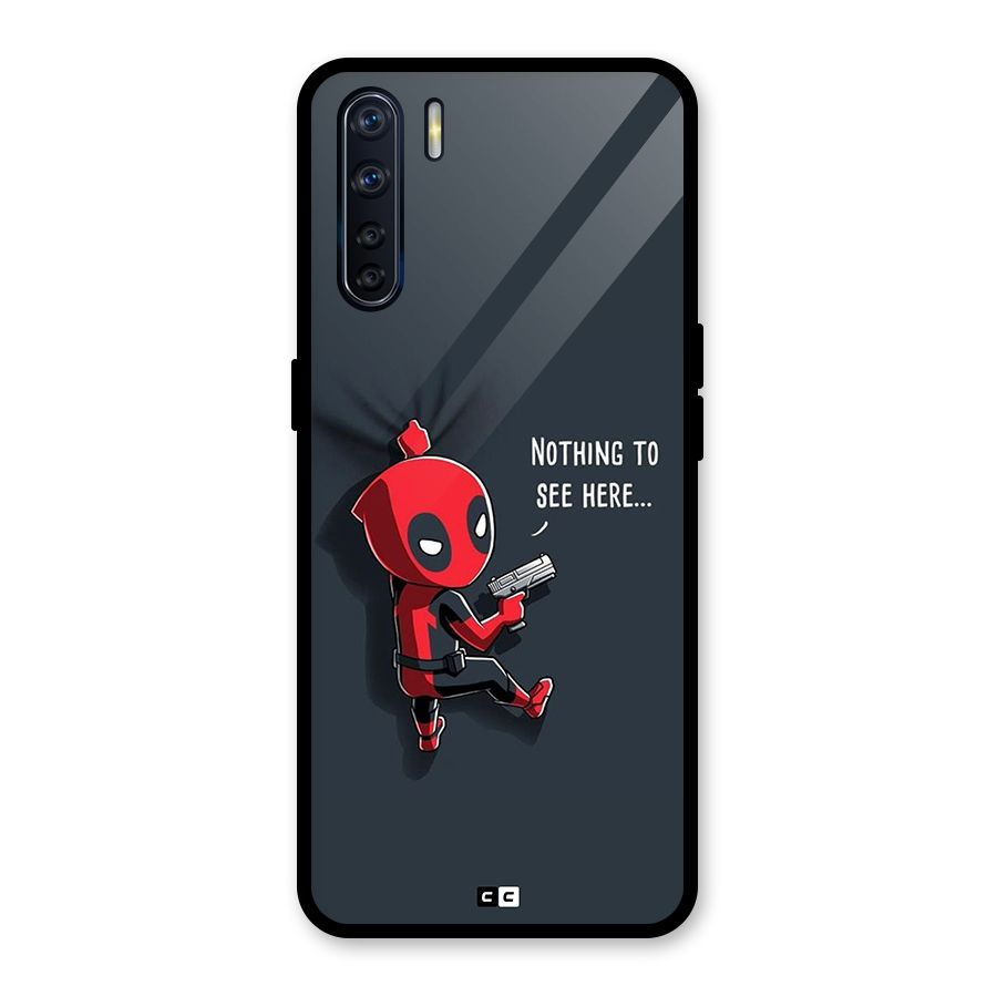 Baby Wade Glass Back Case for Oppo F15