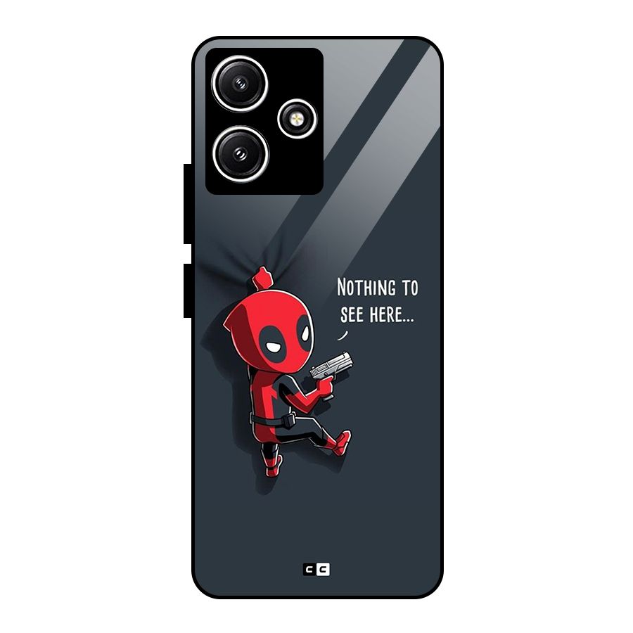 Baby Wade Glass Back Case for Poco M6 Pro
