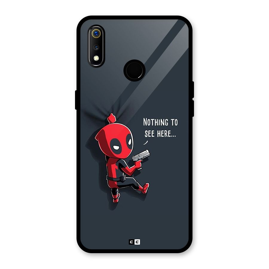 Baby Wade Glass Back Case for Realme 3