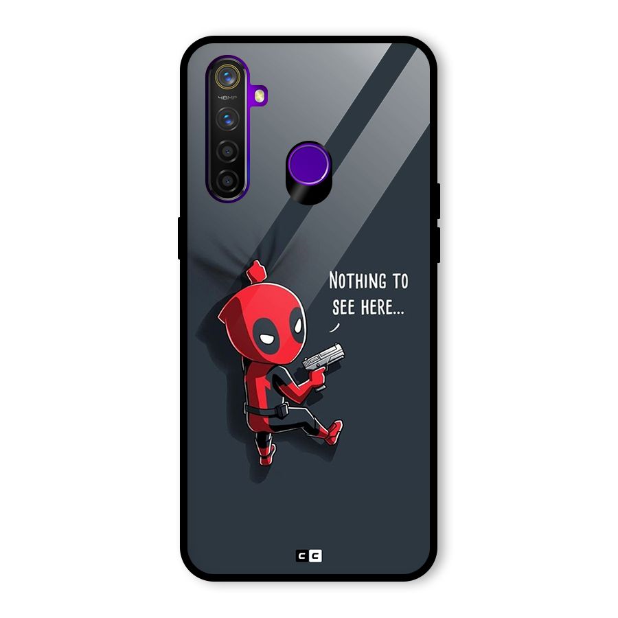 Baby Wade Glass Back Case for Realme 5 Pro