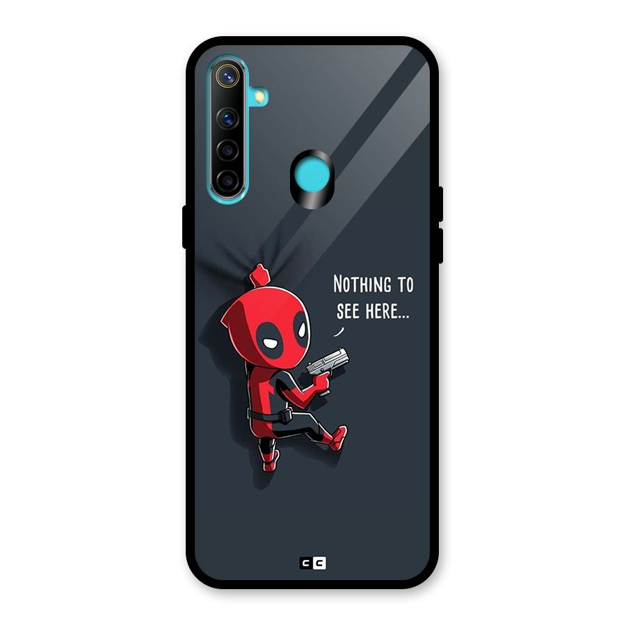 Baby Wade Glass Back Case for Realme 5i