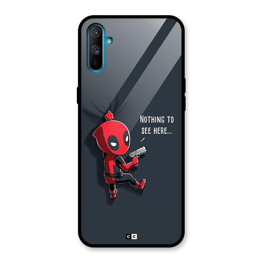 Baby Wade Glass Back Case for Realme C3