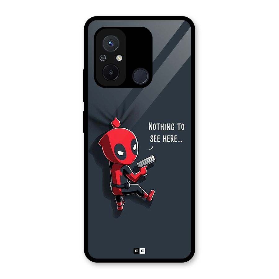 Baby Wade Glass Back Case for Redmi 12C