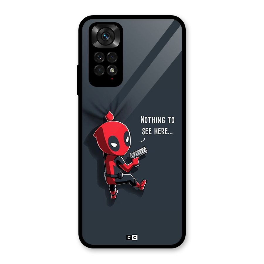 Baby Wade Glass Back Case for Redmi Note 11S