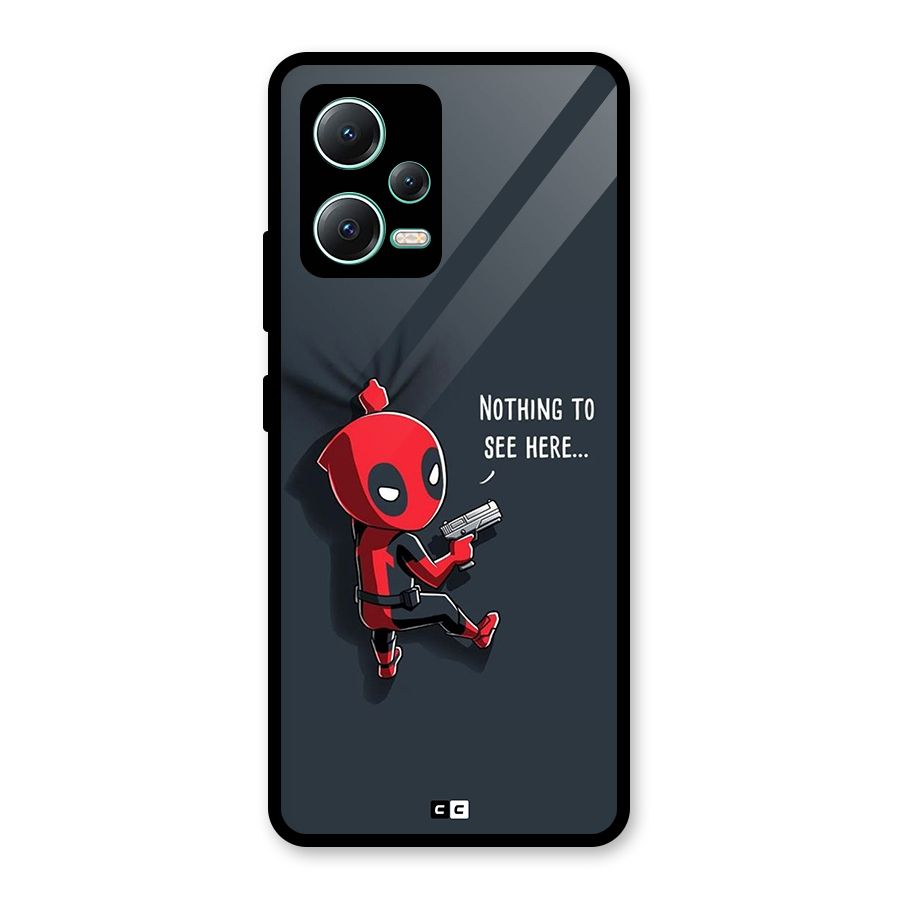 Baby Wade Glass Back Case for Redmi Note 12 5G