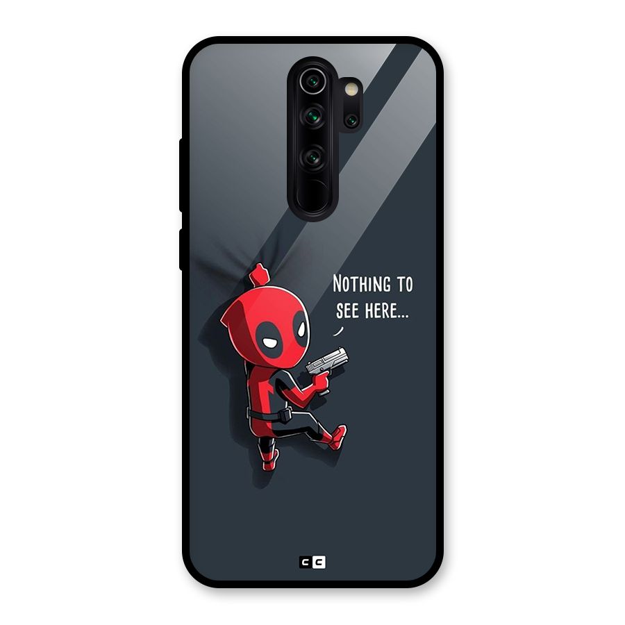 Baby Wade Glass Back Case for Redmi Note 8 Pro