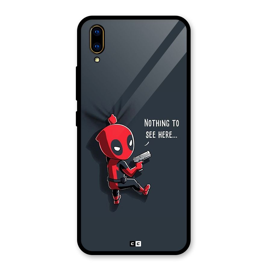 Baby Wade Glass Back Case for Vivo V11 Pro