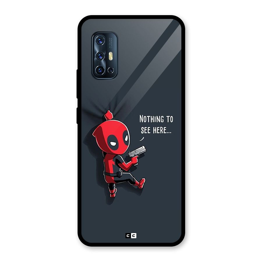 Baby Wade Glass Back Case for Vivo V17