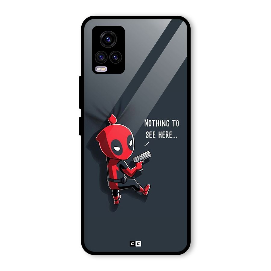 Baby Wade Glass Back Case for Vivo V20 2021