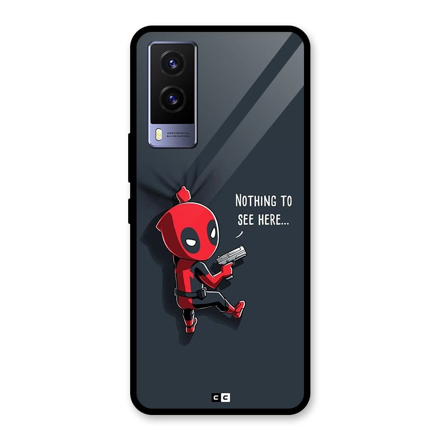 Baby Wade Glass Back Case for Vivo V21e 5G