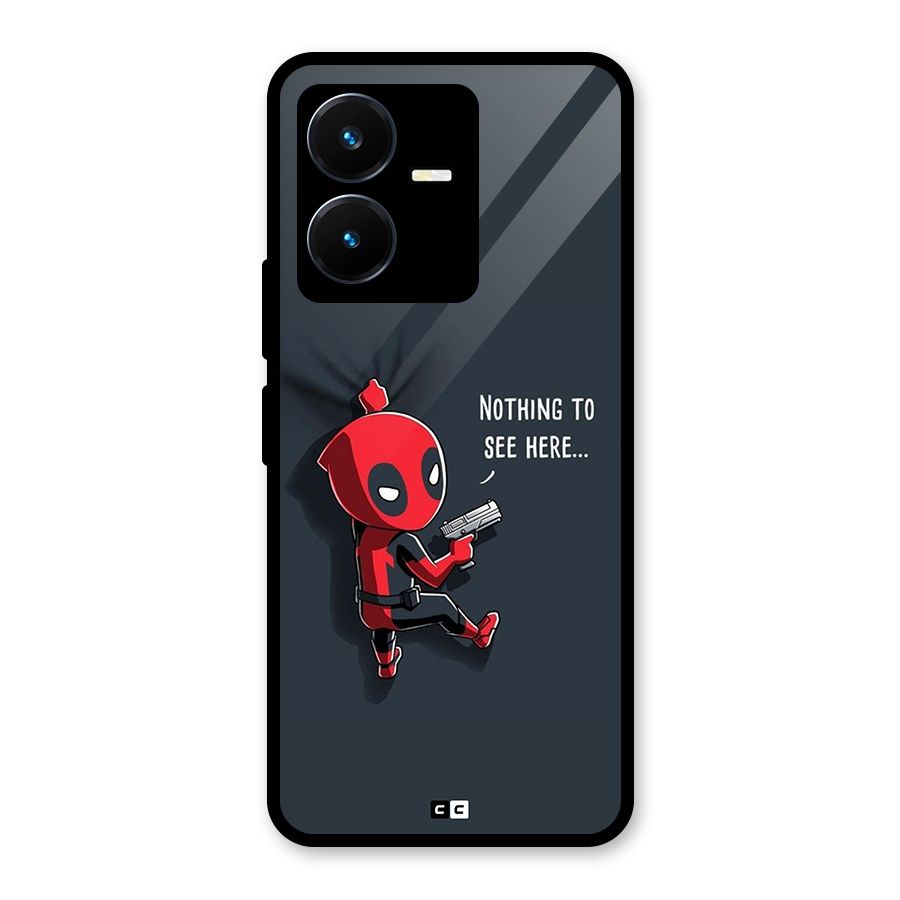 Baby Wade Glass Back Case for Vivo Y22s