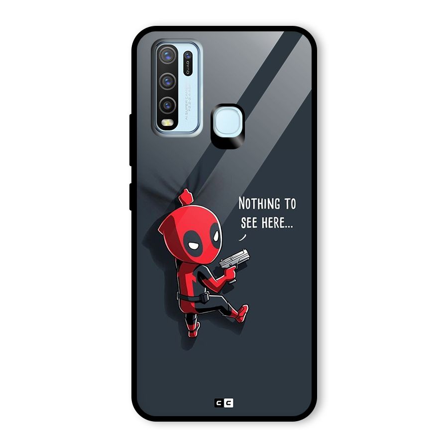 Baby Wade Glass Back Case for Vivo Y30