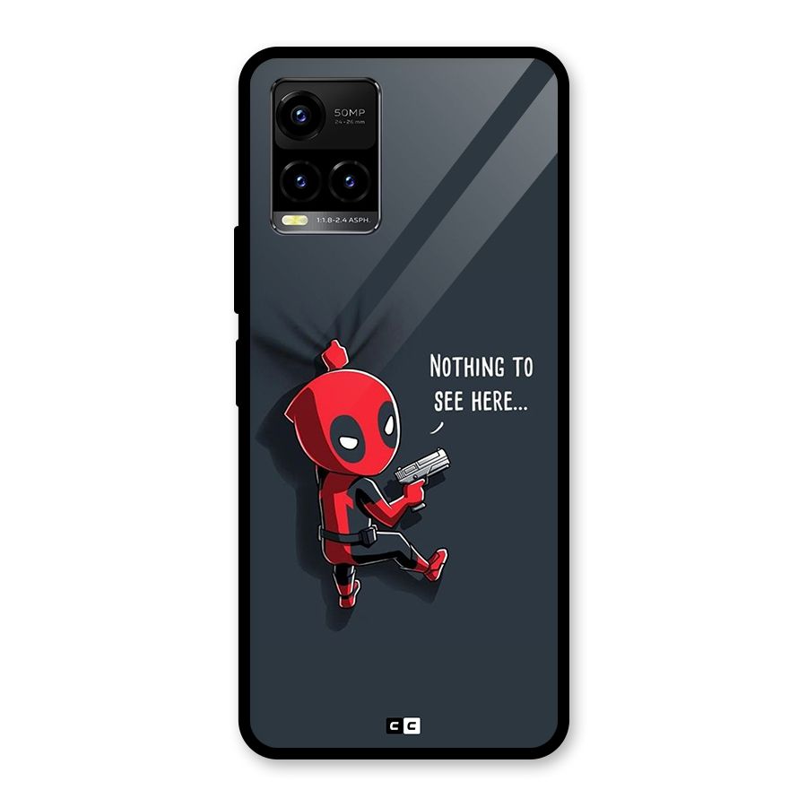 Baby Wade Glass Back Case for Vivo Y33s
