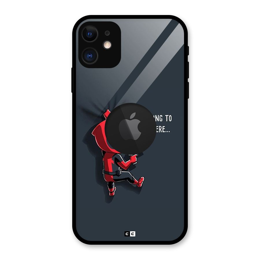 Baby Wade Glass Back Case for iPhone 11 Logo Cut