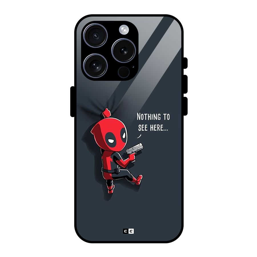 Baby Wade Glass Back Case for iPhone 15 Pro