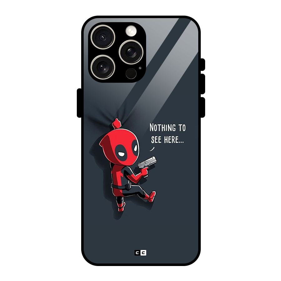 Baby Wade Glass Back Case for iPhone 15 Pro Max