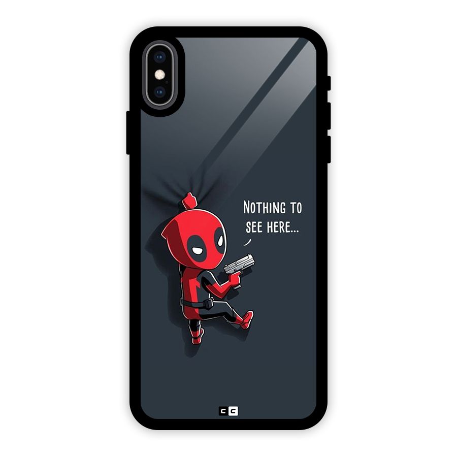 Baby Wade Glass Back Case for iPhone XS Max
