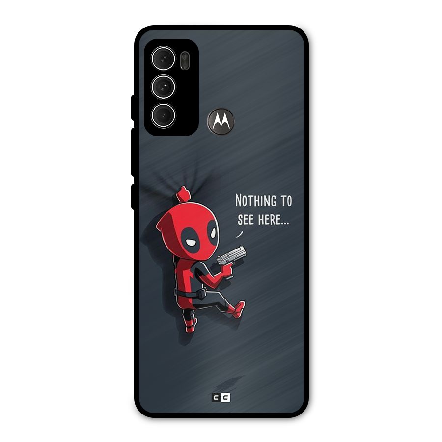 Baby Wade Metal Back Case for Moto G60