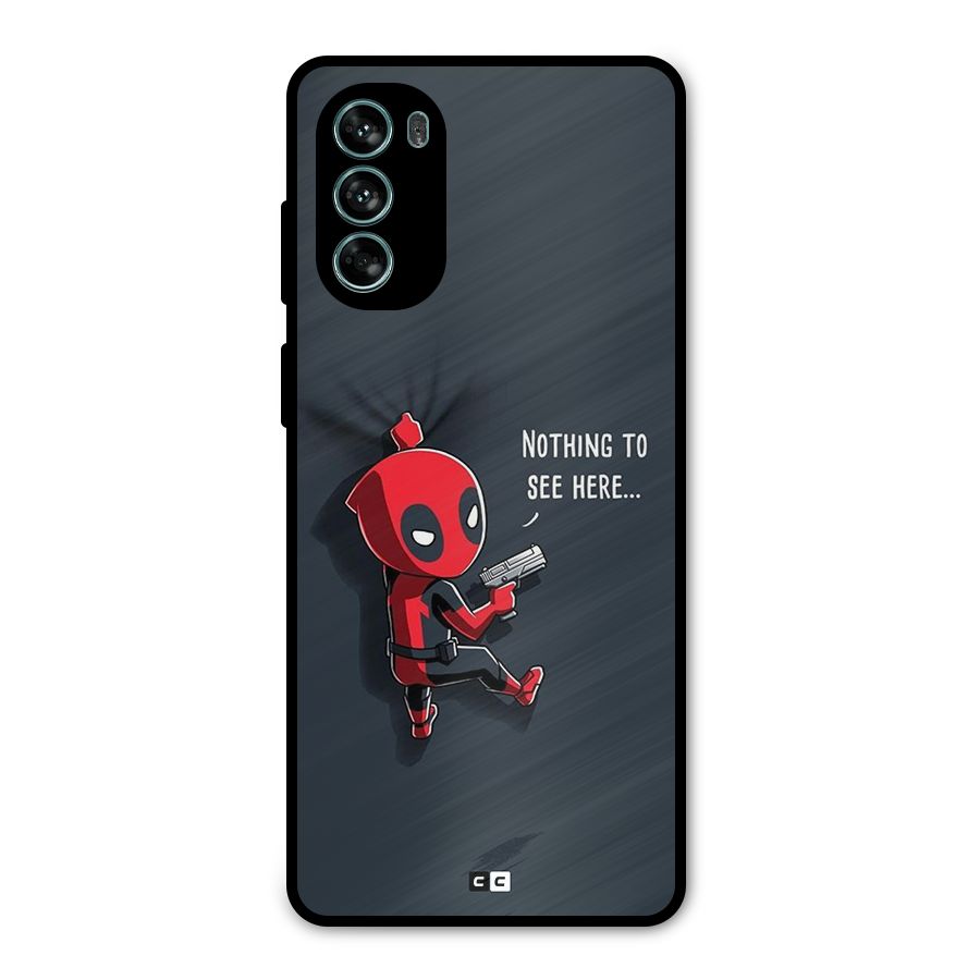 Baby Wade Metal Back Case for Moto G62