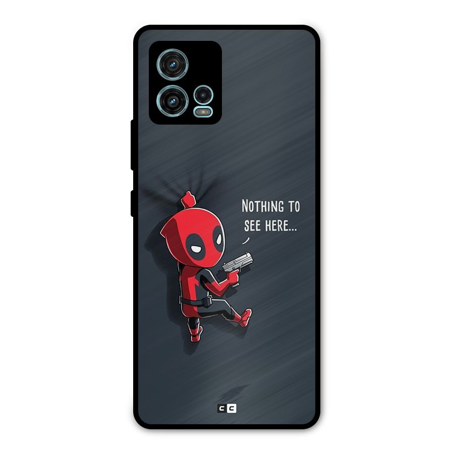 Baby Wade Metal Back Case for Moto G72