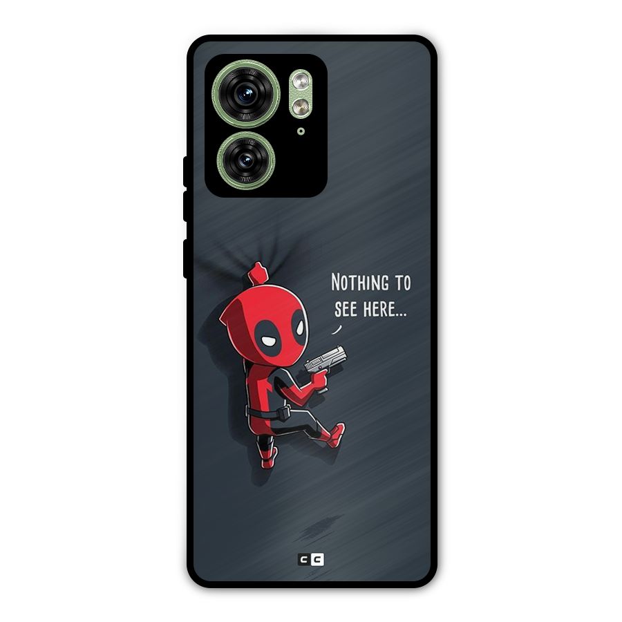 Baby Wade Metal Back Case for Motorola Edge 40 5G