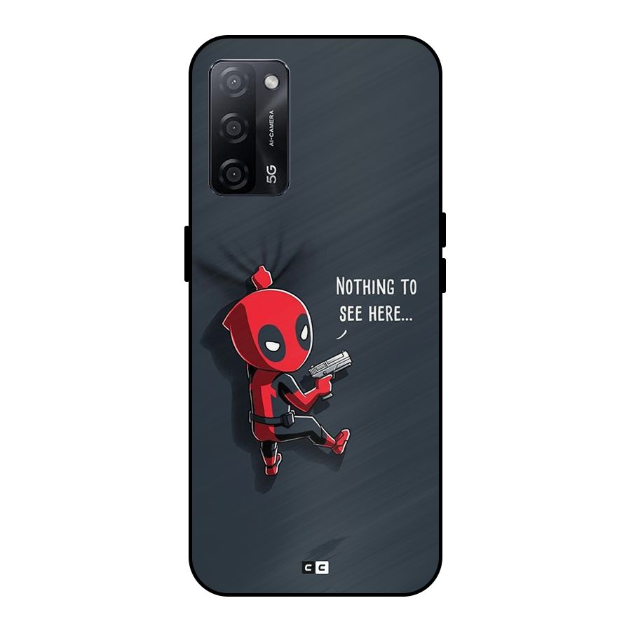 Baby Wade Metal Back Case for Oppo A53s 5G