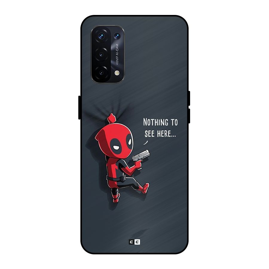 Baby Wade Metal Back Case for Oppo A74 5G
