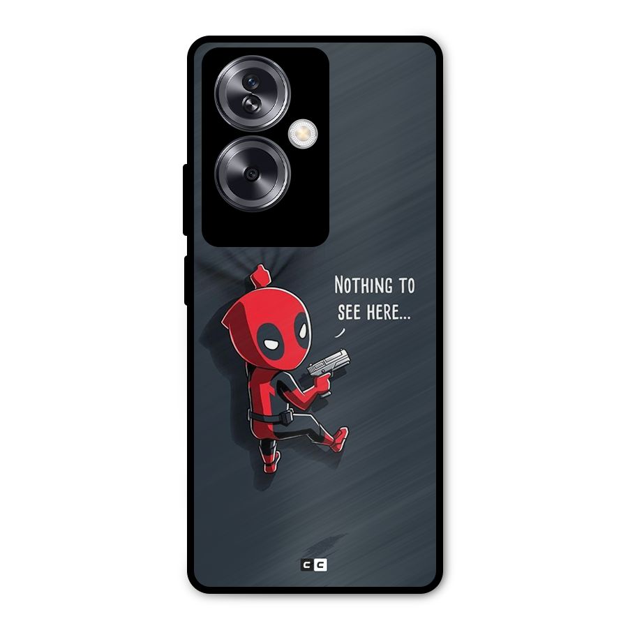 Baby Wade Metal Back Case for Oppo A79 5G